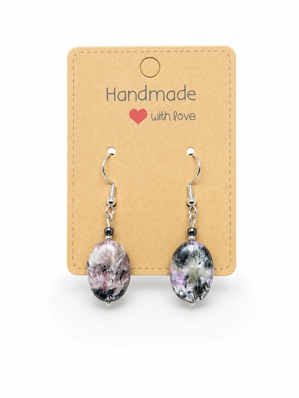 Handmade Charoite Earrings